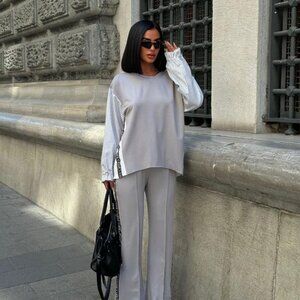 Premium Two-Piece Street Chic Set  S -XL